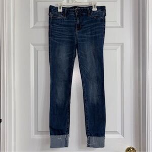 Hollister Mid-rise Crop Super Skinny Jeans with Rolled Hems 5R